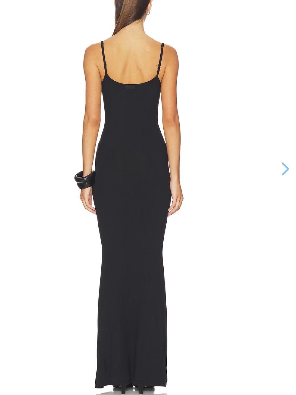 Skims Soft Lounge Slip Dress Black Size XSP NWTS - Picture 3 of 6
